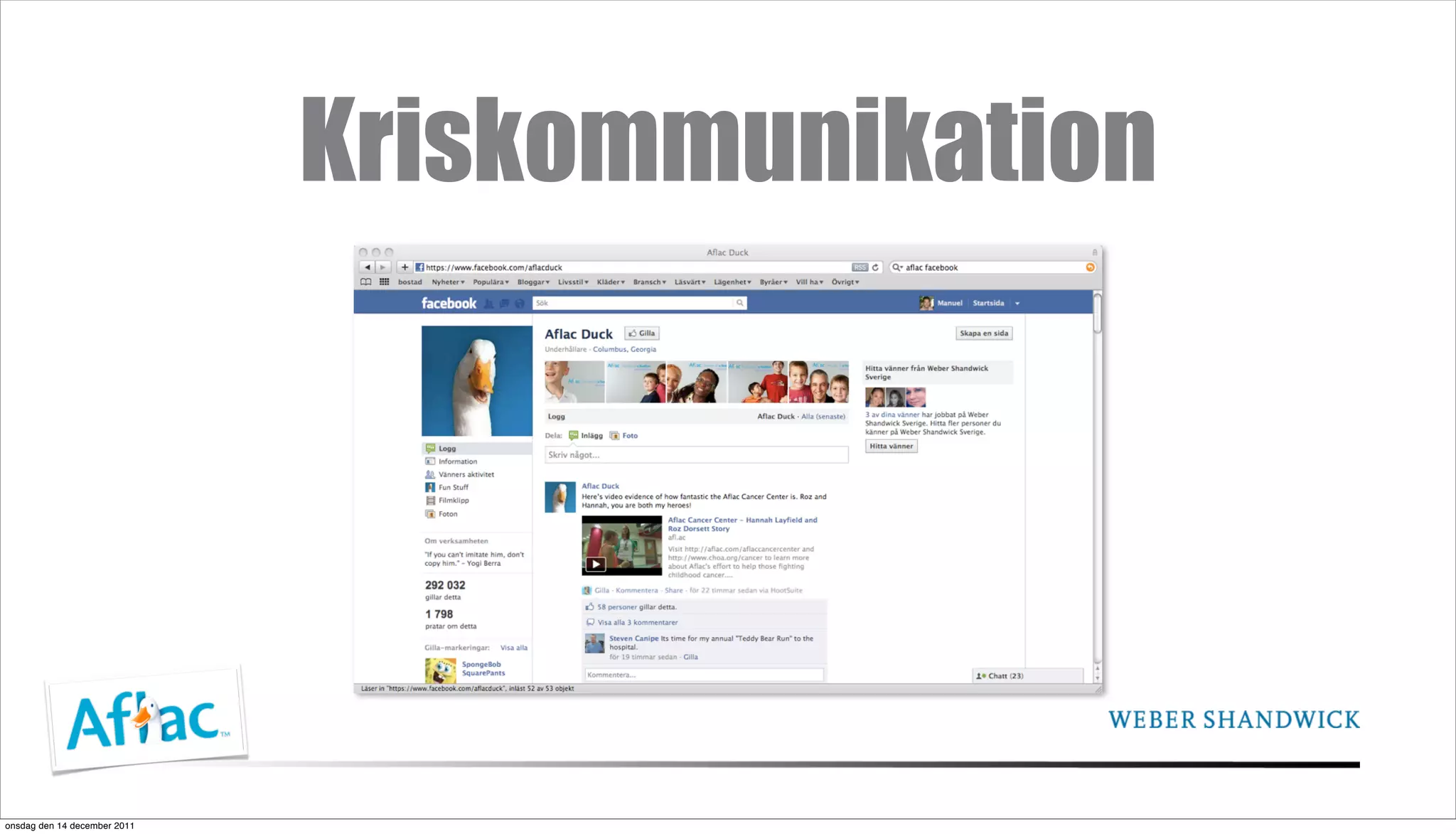 Kriskommunikation




onsdag den 14 december 2011
 