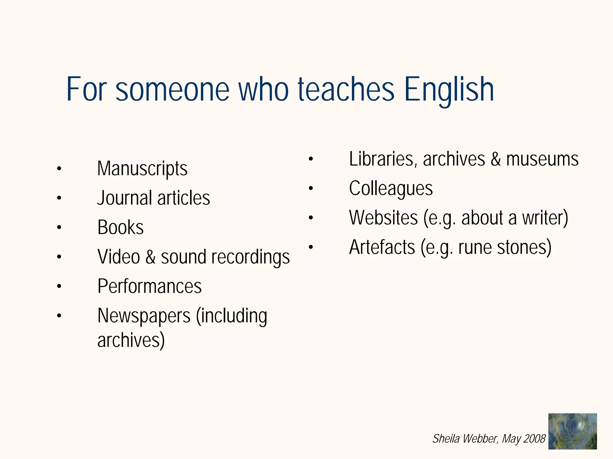 What does Information Literacy mean? Some examples from different disciplines