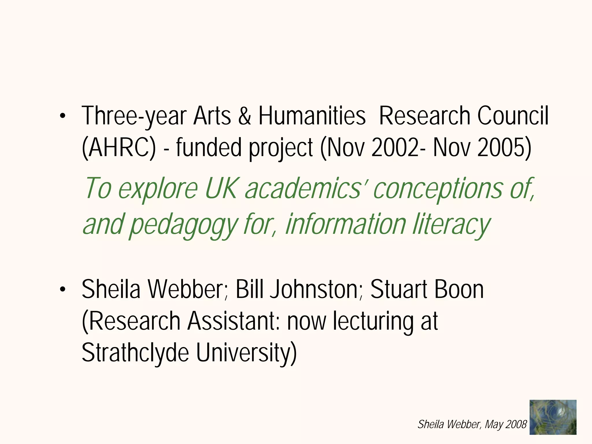 What does Information Literacy mean? Some examples from different disciplines