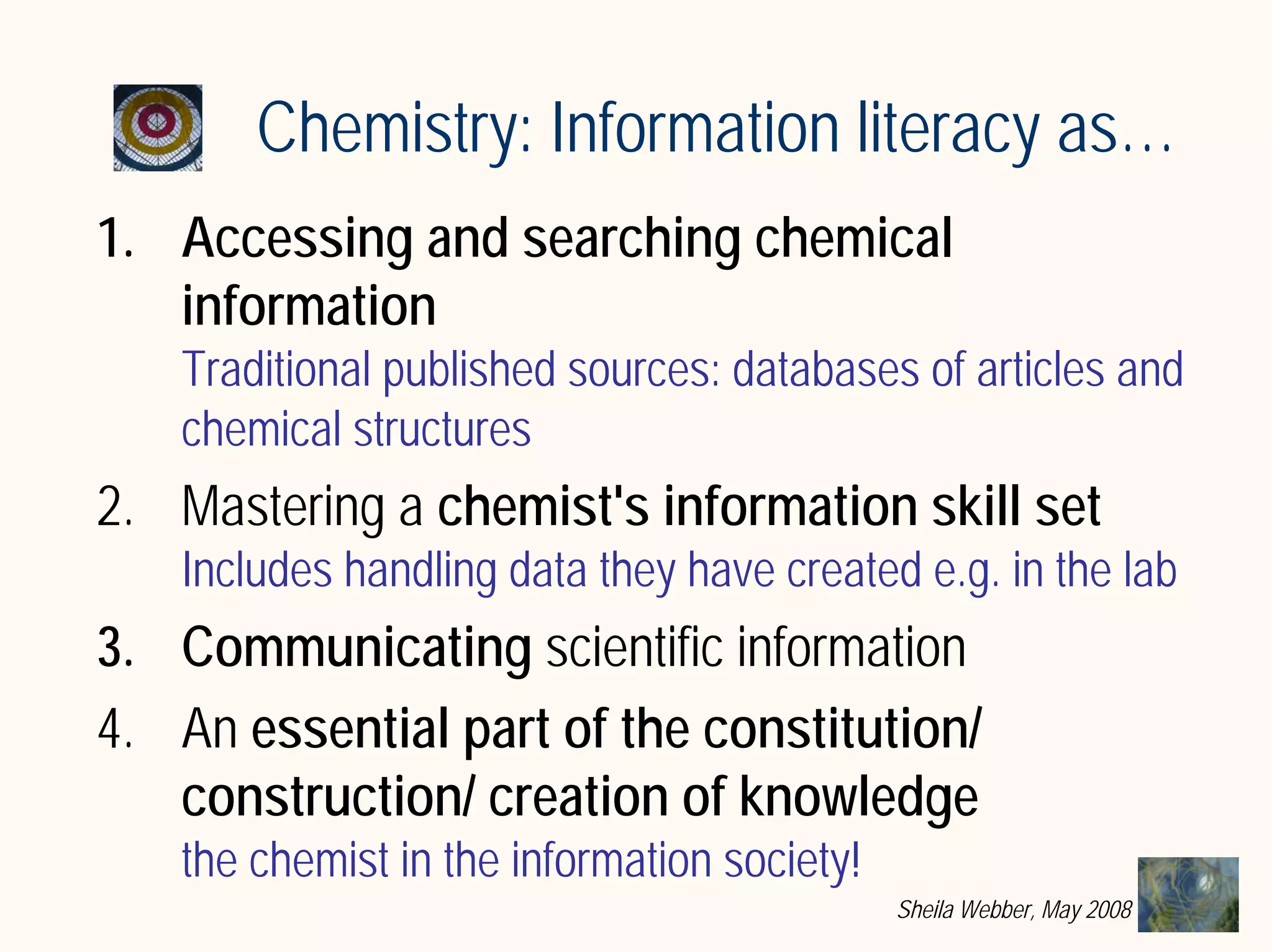 What does Information Literacy mean? Some examples from different disciplines