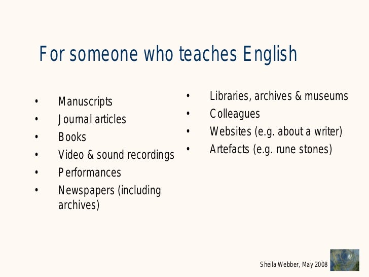 information literacy examples