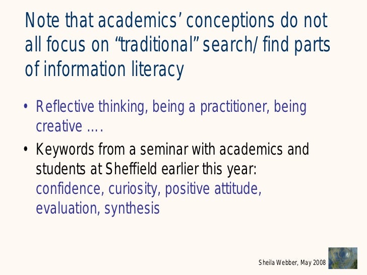 information literacy examples