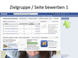 Zielgruppe / Seite bewerben 1

 