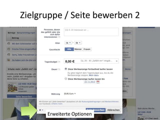 Zielgruppe / Seite bewerben 2

Erweiterte Optionen

 