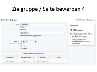 Zielgruppe / Seite bewerben 4

 