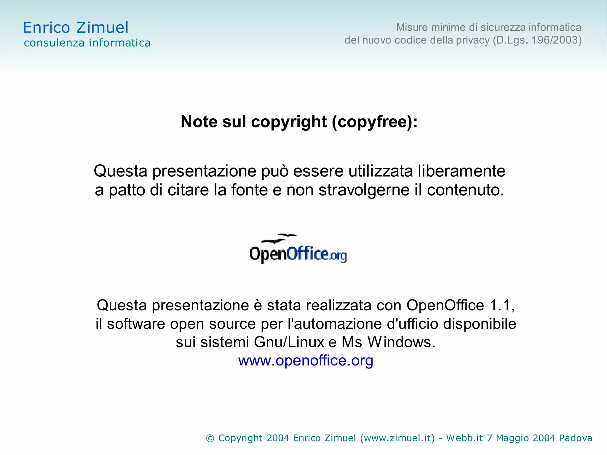 Misure minime di sicurezza informatica