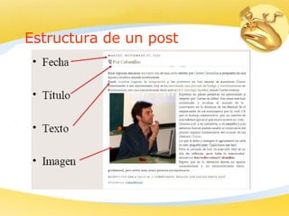Estructura de un post 