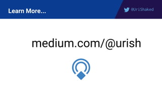@UriShaked
Learn More...
medium.com/@urish
 