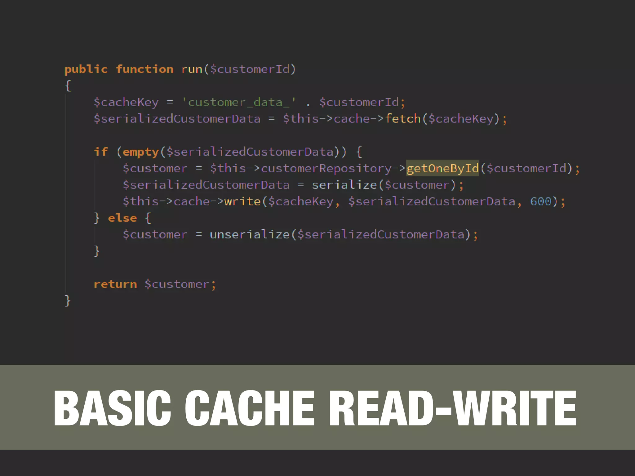 BASIC CACHE READ-WRITE 
 