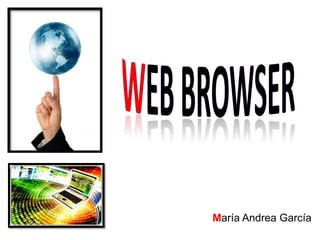 Web browser María Andrea García  