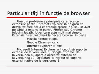 Web browser extension development | PPT