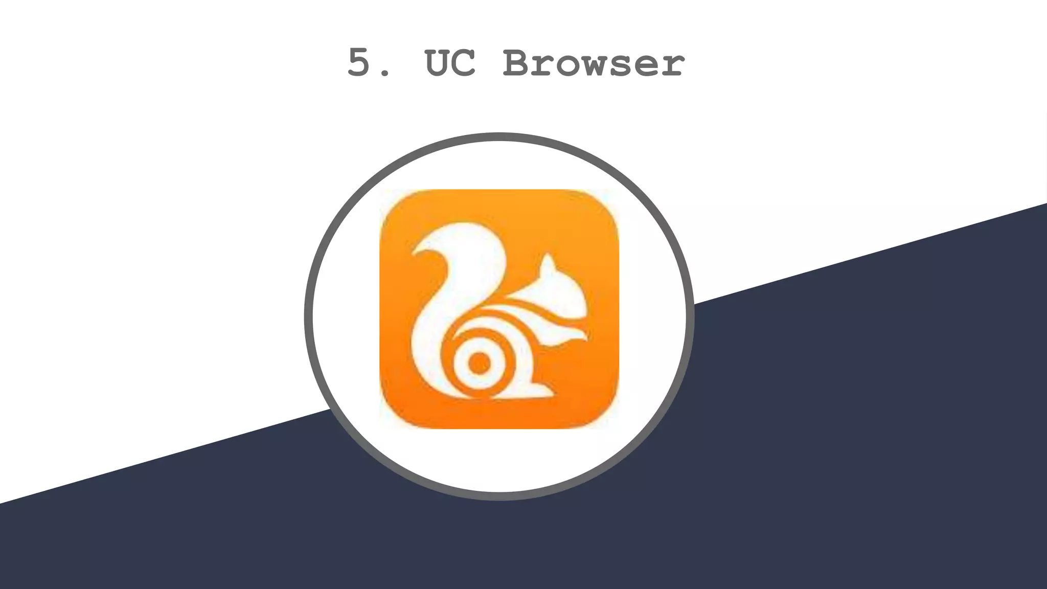 5. UC Browser
 