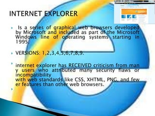 Web browsers | PPTX