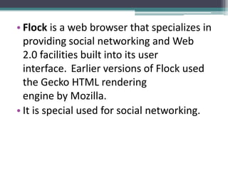 Web browsers | PPTX