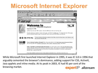 Six browsers that changed the world (wide web) | PPTX