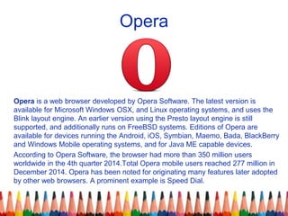 Web browsers | PPTX