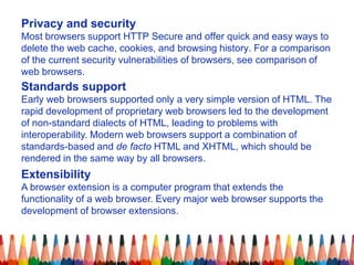 Web browsers | PPTX