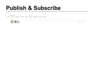 Publish & Subscribe
+Phil Search Images Videos Maps News Shopping Gmail More


                            aliens
 