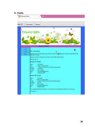 B. Profile
38
 