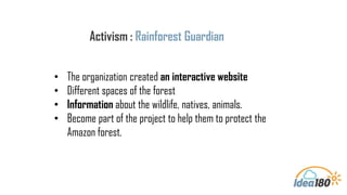 Activism : Rainforest Guardian
 