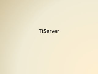 TtServer
 