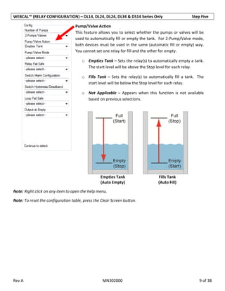 Webcal6 Manual Software EchoPod Flowline | PDF