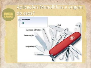 AplicaçõesMonoliticas a origem do caos?	