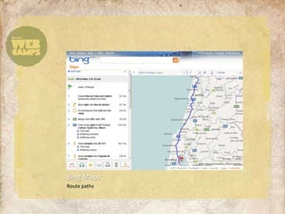 Bing MapsRoute paths