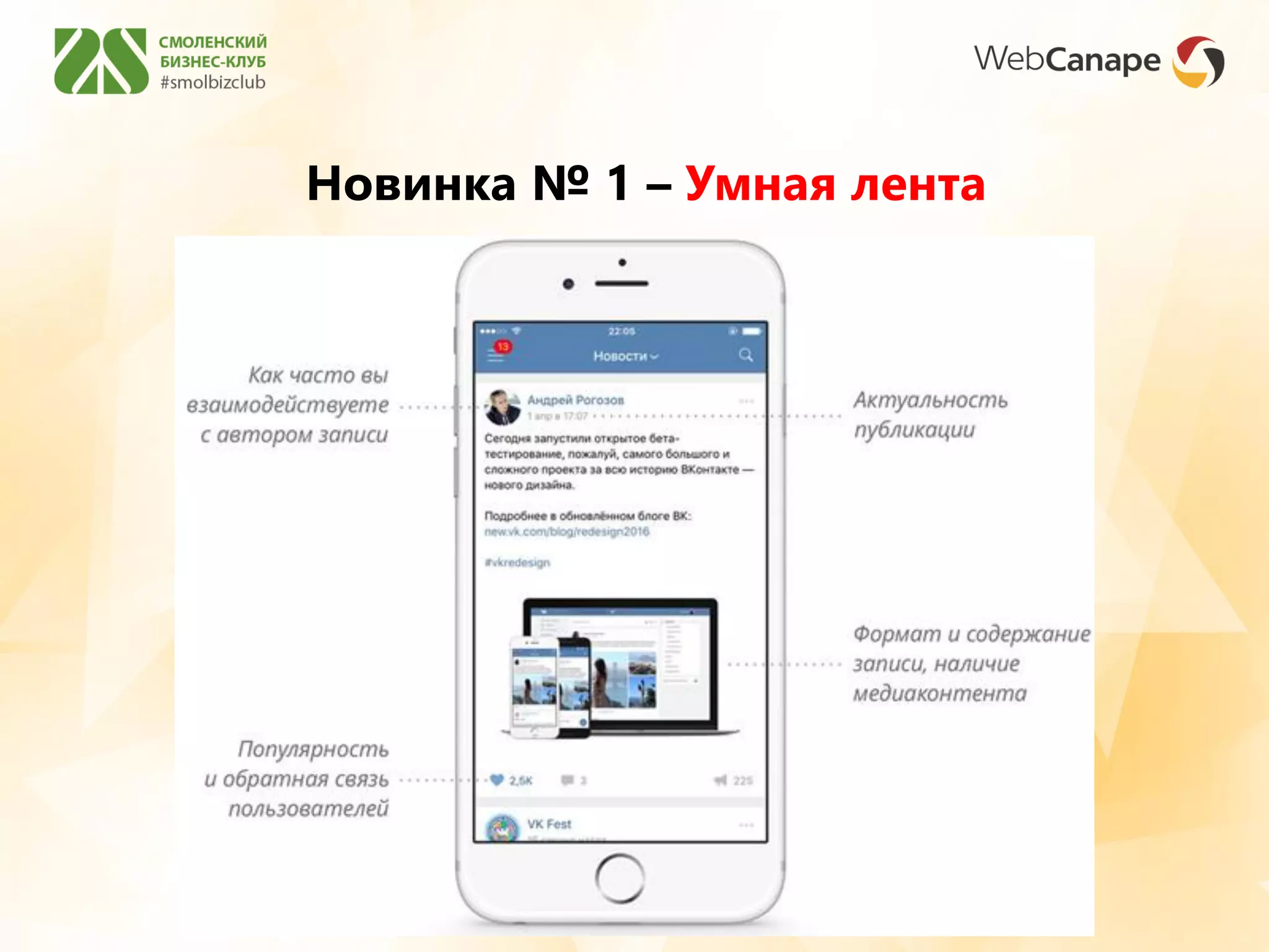Новинка № 1 – Умная лента
 