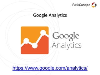 Google Analytics
https://www.google.com/analytics/
 