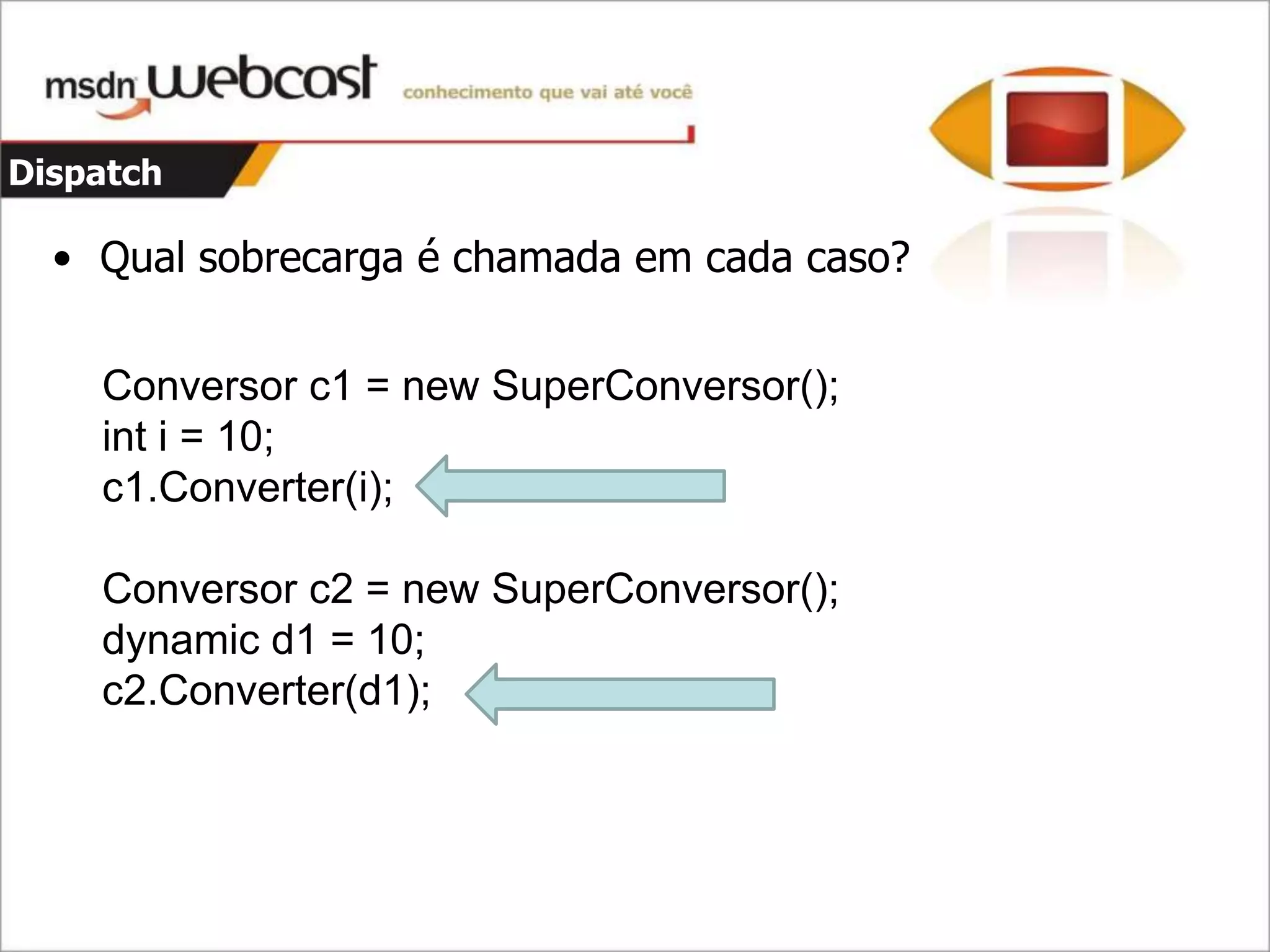 C#4 - Parte 1 - Dinamismo E Argumentos opcionais e nomeados
