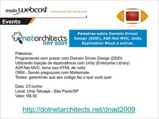 Blog técnico: http://unplugged.giggio.net