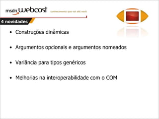 EventoPalestras:Programando com prazer com DomainDriven Design (DDD)Utilizando Injeção de dependência com Unity (Enterprise Library)ASP.Net MVC: tome seu HTML de voltaORM - Sendo preguiçoso com NhibernateTestes: garantindo que seu código faz o que você querData: 27/JunhoLocal: Unip Tatuapé - São Paulo/SPValor: R$ 50http://dotnetarchitects.net/dnad2009