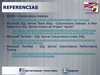 Introducción a Column Store Index en MS SQL Server 2012 RC0 | PPTX