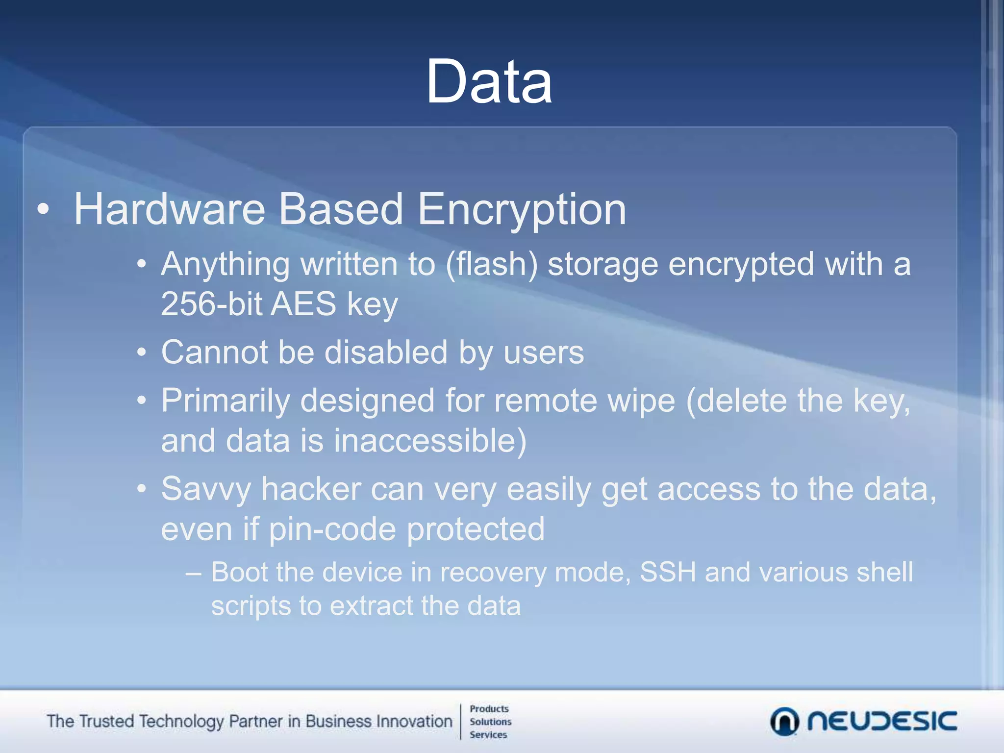 Allow simple (4 digit PIN) or alphanumeric