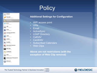 Passcode length (1 – 16 chars)