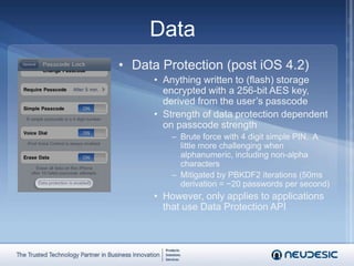 Passcode length (1 – 16 chars)