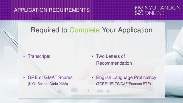 online ms in industrial engineering at nyu nyu letter of recommendation deadline