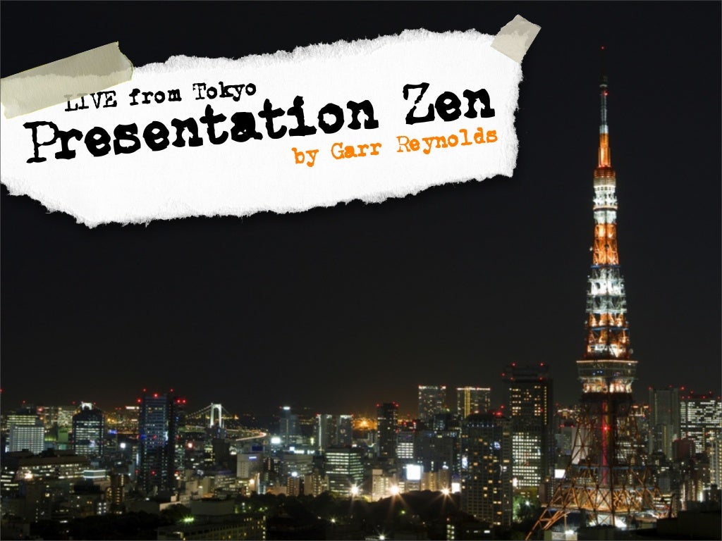 Presentation Zen by Garr Reynolds