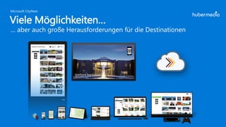 Viele Möglichkeiten…
… aber auch große Herausforderungen für die Destinationen
Microsoft CityNext
 