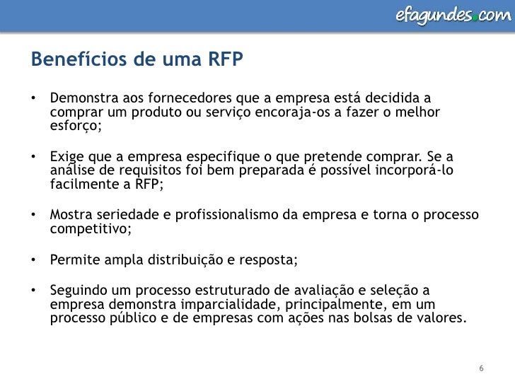 Exemplos De Rfp O Que É Rfp E Qual Seu Propósito Para Empresas – VGEMAL