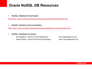NoSQL – Data Center Centric Application Enablement | PPT