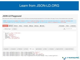 Learn from JSON-LD.ORG
 