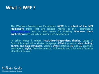 The Magic of WPF & MVVM | PPTX