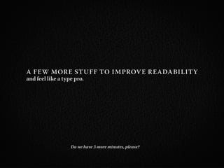 How to pick the right font and other considerations about (web) typography.