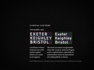 How to pick the right font and other considerations about (web) typography.