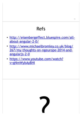 What is new in Angular 2.0