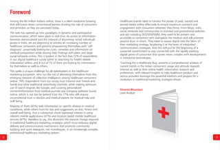 Webchutney Digital Healthcare Report 2011