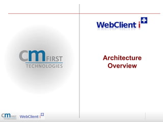 Architecture
 Overview
 