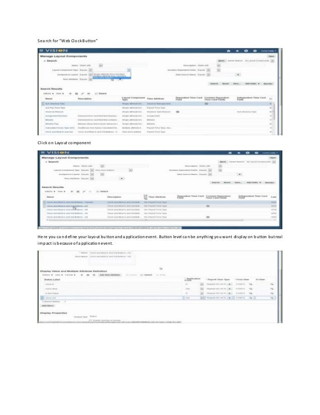 Oracle Fusion  Clock Setup(Oracle Time and Labor)